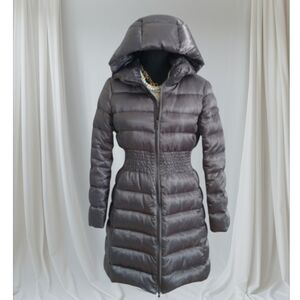 Avenue Charcoal Puffer Coat with Hood Women's Coat. Size/S